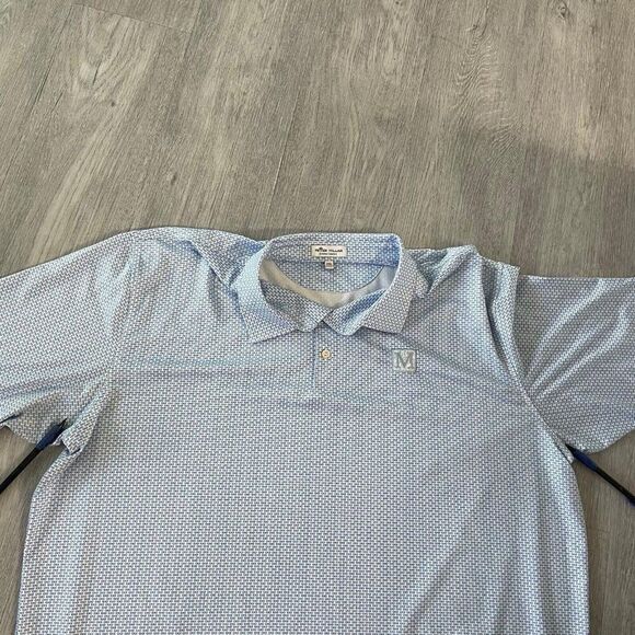Peter Millar Polo Shirt Mens XXL Summer Comfort Cocktail Performance Golf Casual - Picture 11 of 11